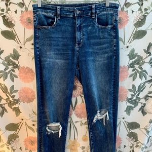 American Eagle Next Level Stretch Ripped Jeans